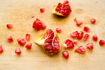 pomegranate pommegrenade apple of Grenada 