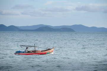 The boat in the sea ,Pattaya, Thailand