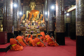 Monks in Luang Prabang