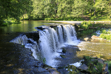 Waterfall called Keila Juga in Estonia