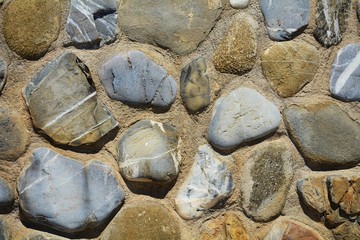 Stones and sand background, rock texture