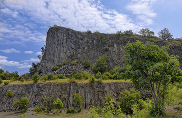 The 'Hegyestu' mount is a remnant hill at the Kali Basin of the Balaton Highlands.