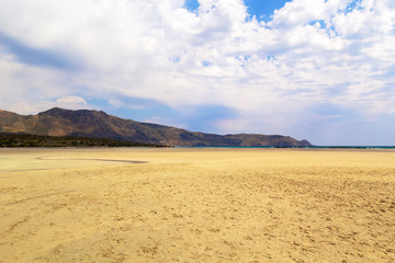 Elafonissi beach on Crete, Greece