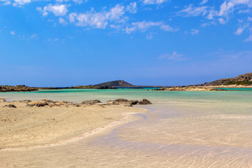 Obraz premium Beautiful Falassarna beach on Crete, Greece