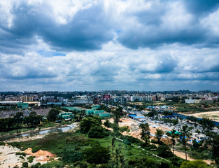 Cloudy Citsyscape India