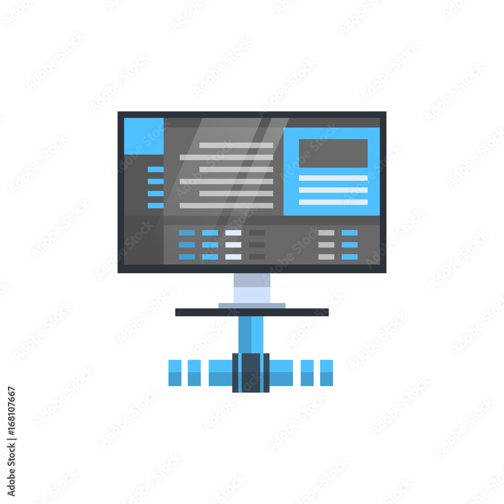 Poster data center icon cloud computer connection hosting server database synchronize technology vector ill