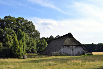 Obraz premium Schäferhütte in der Lüneburger Heide