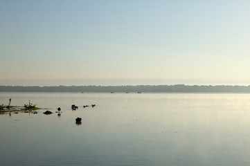 Tranquil scene of Panasoffkee Lake, USA