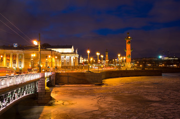 Obraz premium View on Vasilyevsky island