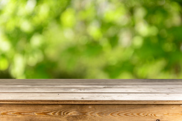 Wooden table background