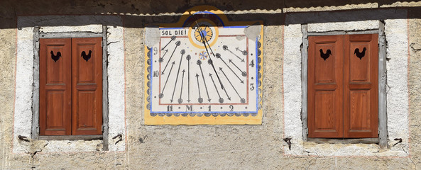 Saint-Véran - Cadran solaire - Queyras