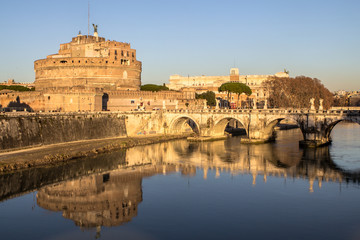 Sant' Angelo Bridge and Sant' Angelo Castel, Rome