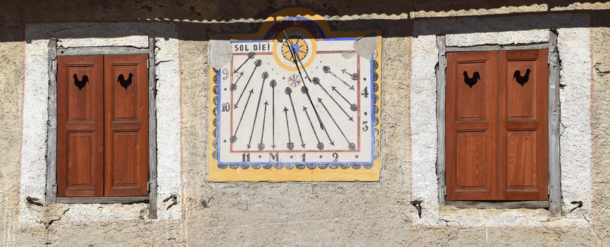 Saint-V&eacute;ran - Cadran solaire - Queyras