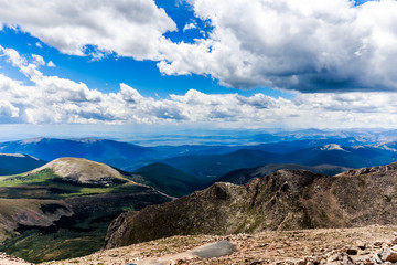 A Spectacular view from 14,265', Mount Evans.