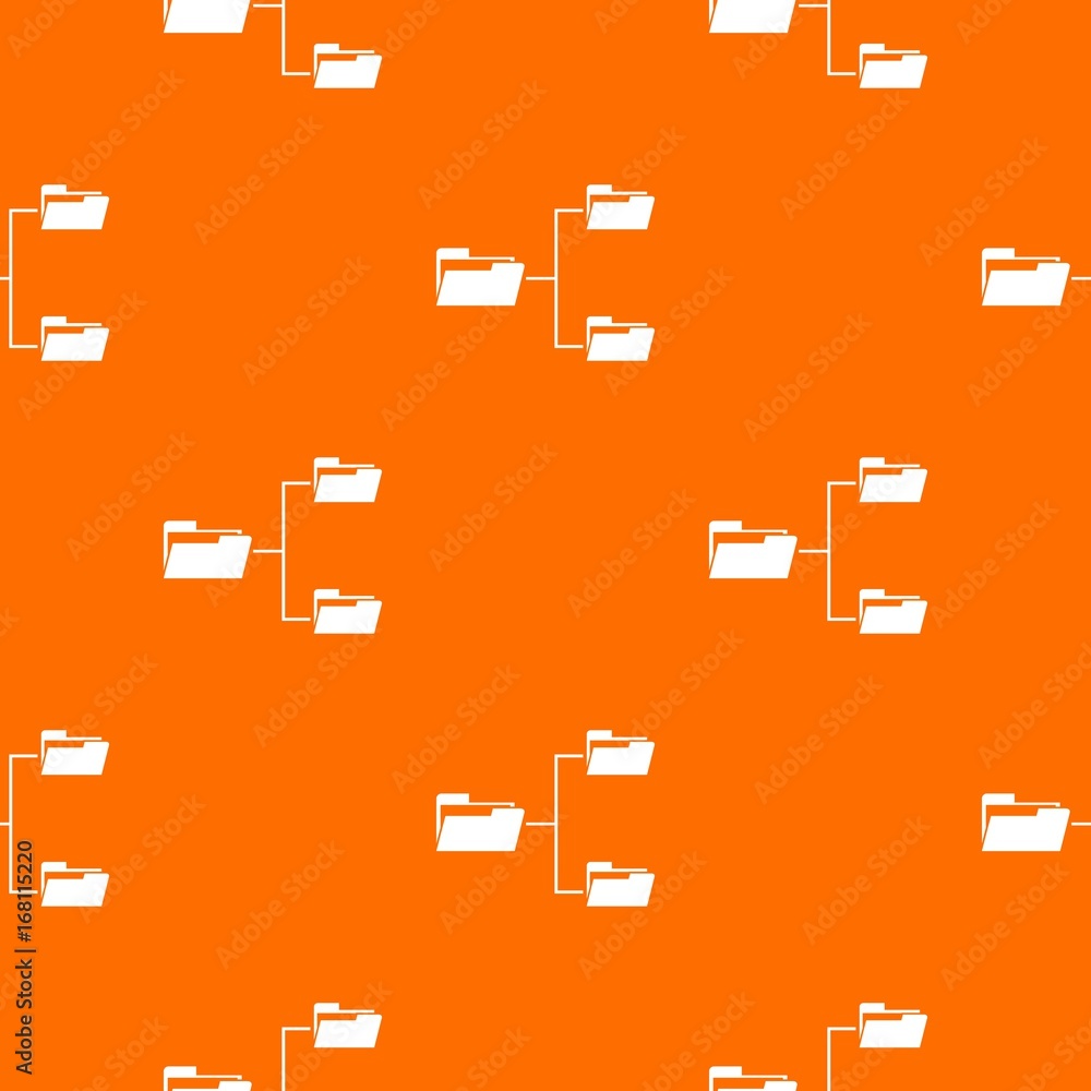 Poster folders structure pattern seamless