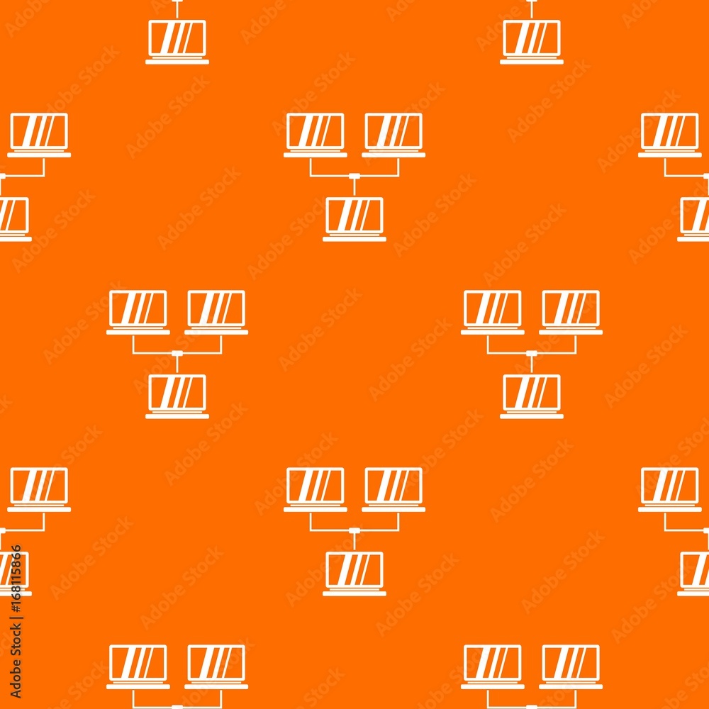 Poster exchange of data between computers pattern seamless