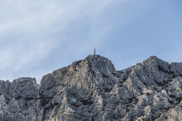 mount sainte-victoire in the provence, the Cezanne mountain