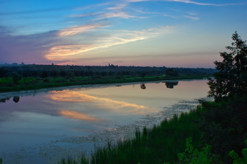 Beautiful July sunset.