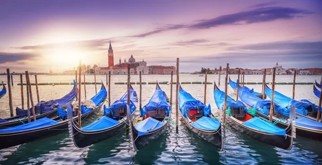 Foto auf Acrylglas Venedig Venedig bei Sonnenaufgang