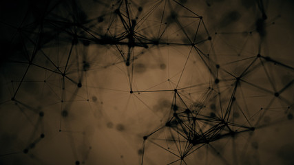 Composition based on Plexus. Use different methods of overlaying (mixing). Animation through transparency of different color variants from this collection will create amazing new compositions.