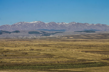 valley and ridge in samtskhe-javakheti