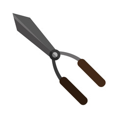 gardening scissors icon image vector illustration design