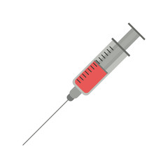 syringe healthcare related icon image vector illustration design