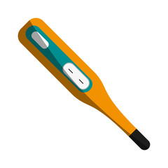 digital thermometer healthcare related icon image vector illustration design