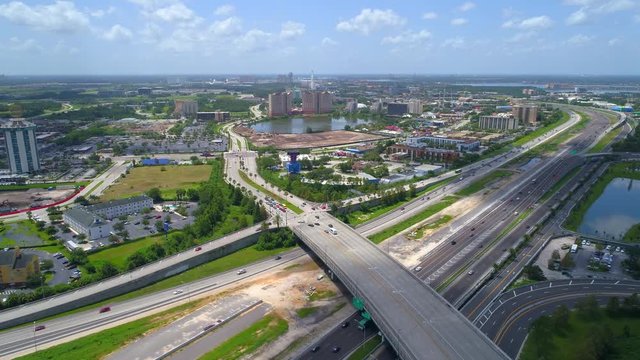 Aerial shot highway I4