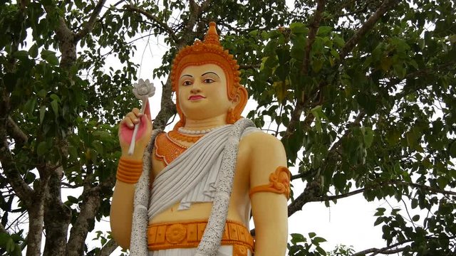 Statue close to the Worlds tallest walking statue of  Buddha