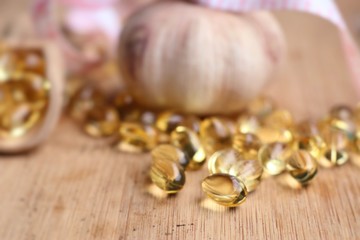 capsules of garlic oil