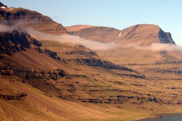 Fototapeta na wymiar Icelandic landscape from the air