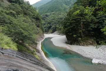 秘境　大杉谷渓谷