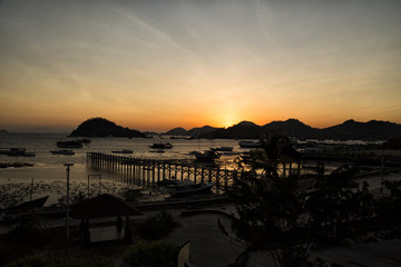 Coucher de soleil &agrave; Flores