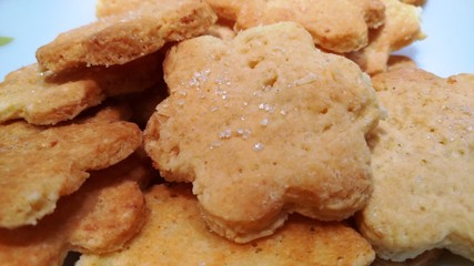 Cookie, sugar, dough, sweet, baking, pastry, form, food, dessert, cook, bake, texture, ruddy, background, homemade cookies, cookie recipe, flour, shortbread, home-made recipe,
