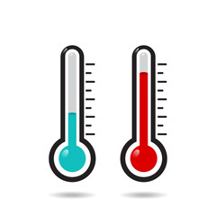 Thermometer icon set