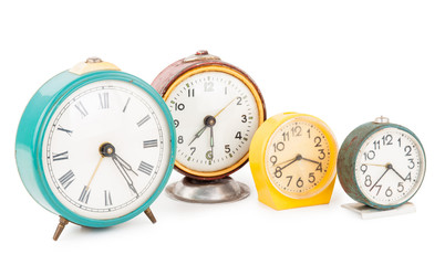 Old alarm clocks