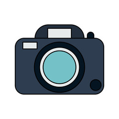 photographic camera icon image vector illustration design 