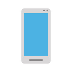 smartphone with blank screen  icon image vector illustration design  