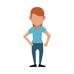 woman avatar icon image vector illustration design  