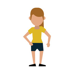 woman avatar icon image vector illustration design  