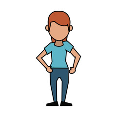 woman avatar icon image vector illustration design  