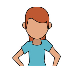 woman avatar icon image vector illustration design  