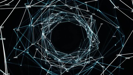 Digitally generated business background