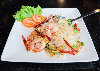 Mung Bean Noodle Spicy Salad
