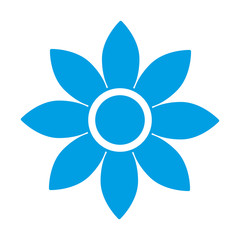 beautiful flower icon