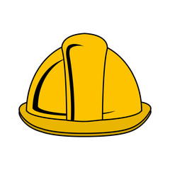 helmet construction isolated icon vector illustration design