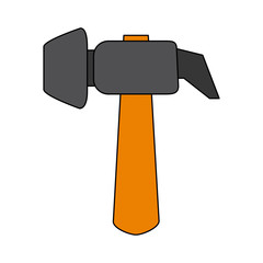 hammer tool icon image vector illustration design 