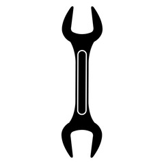wrench tool isolated icon vector illustration design