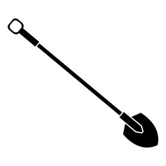 shovel construction isolated icon vector illustration design